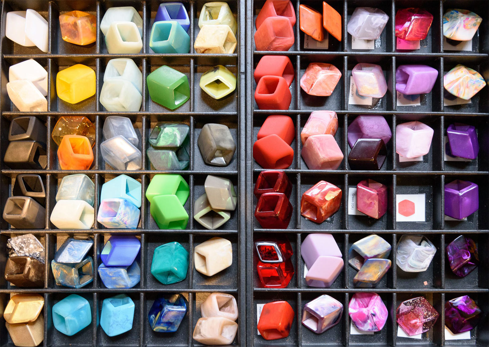 Fates Sieraden Kleurrijke Cube Kettingen
