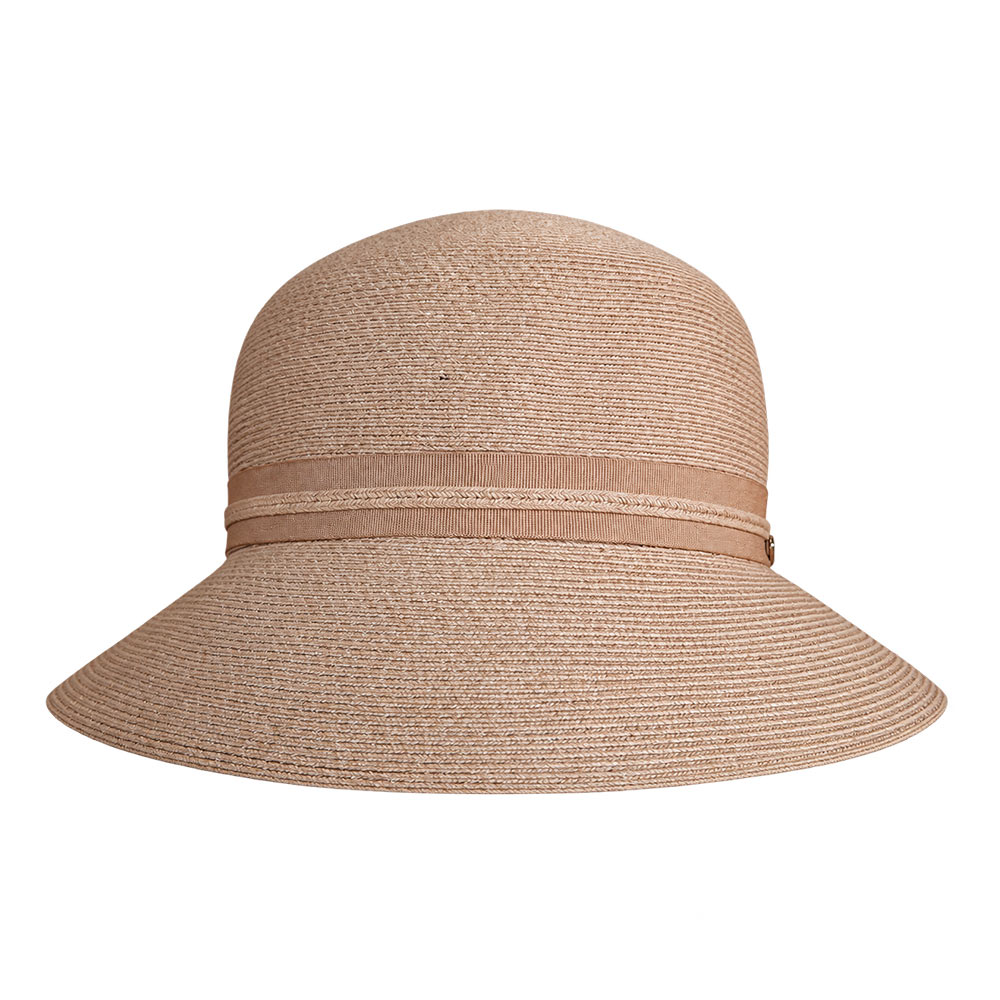 Dameshoed-Zandkleurige-Zomerhoed-Bronte Hoedenwinkel Hoedtique Mary Stoop Heusden Herenhoeden